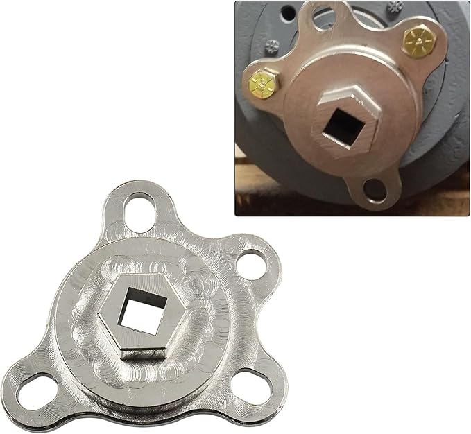 Crankshaft Turning Tool Engine Rotation Adapter Tool Compatible with Chevy Ford V8 Engines