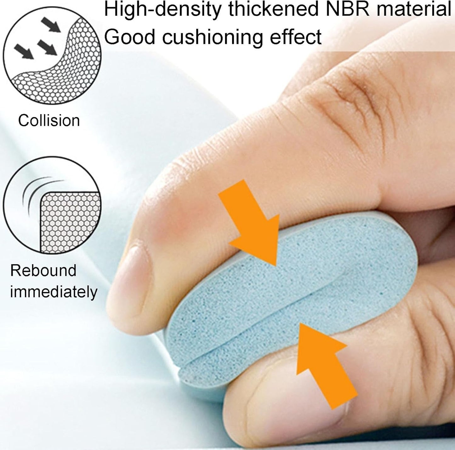 XPLKQXE Sharp Edge Safety Corner Edge Foam Padding, Edge Guards Bumpers Adhesive, Edge Corner Protector Guards for Table Edges & Sharp Corners(Gray,1pcs)