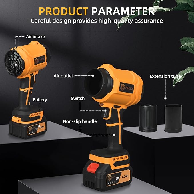 Leaf Blower,Snow Blower Cordless & Car Dryer Air Blower with Battery and Charger,Handheld Leafs Blower Dryer air blowers for Patio Cleaning