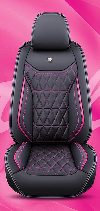 Leather Car Seat Covers,Waterproof Seat Covers 5-Seater Full Set with Airbag Compatible,Universal Automotive seat Covers for Cars,SUV,Trucks,Pickup