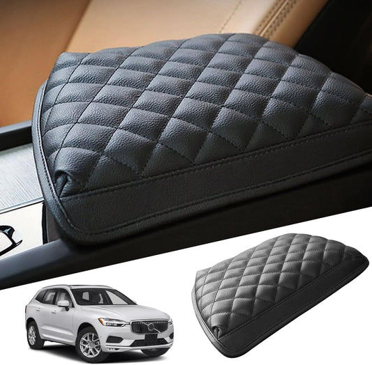 Ruiya XC90 Center Console Cover for 2018-2024 Volvo XC90 Accessories, Volvo XC90 Thicken Soft Comfy Armrest Cover Lid Protector Compatible with 2018 2019 2020 2021 2022 2023 2024 Volvo XC90