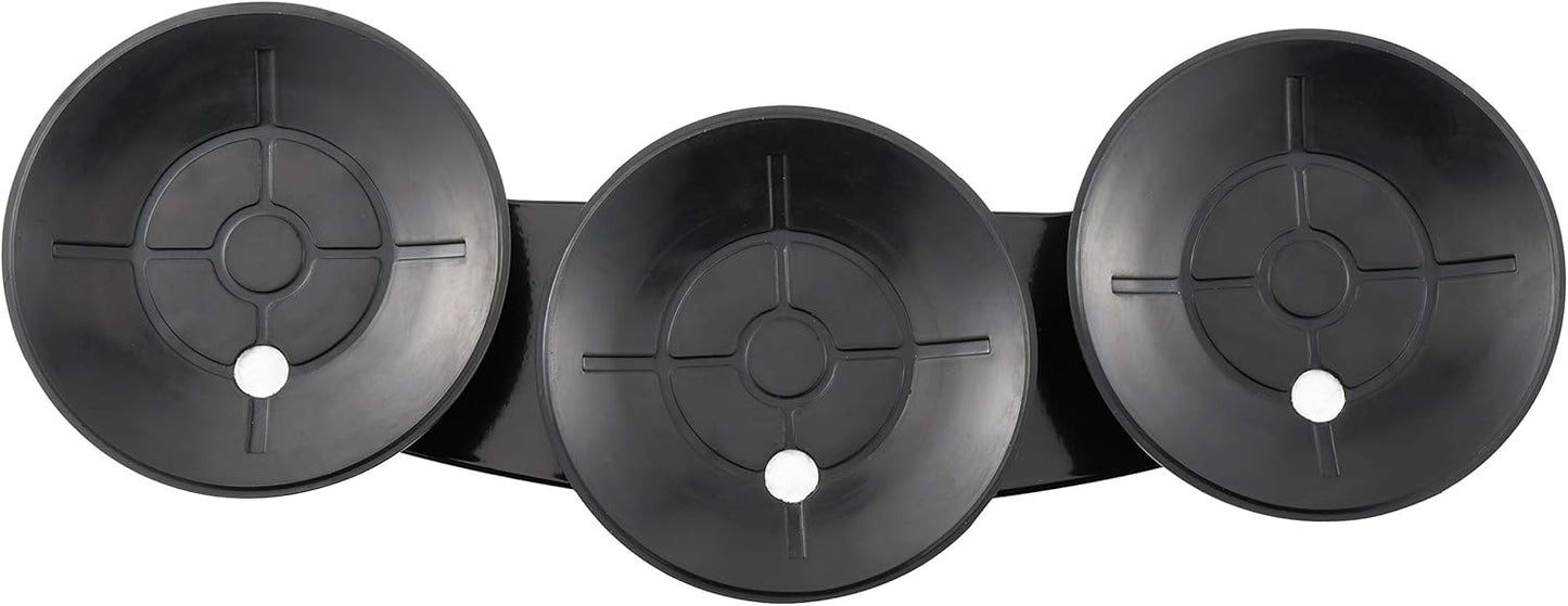 Bike Rack for Car Roof, Vacuum Suction Cup Bicycle Carrier Aluminium Alloy Roof Rack, with 5 Adapters for Most Bikes, 9x100mm/12x100mm/15x100mm/15x110mm/20x100mm/20x110mm (6" Suction Carrier)