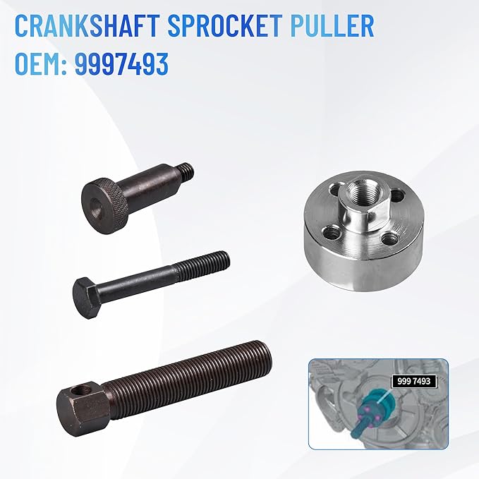 Camshaft Chain Timing Tool for New Volvo 2.0T S60 S80 V60 V70 XC60 XC70 XC80 Engines Timing Belt,Camshaft Alignment Tool Kit for New Volvo 2.0T