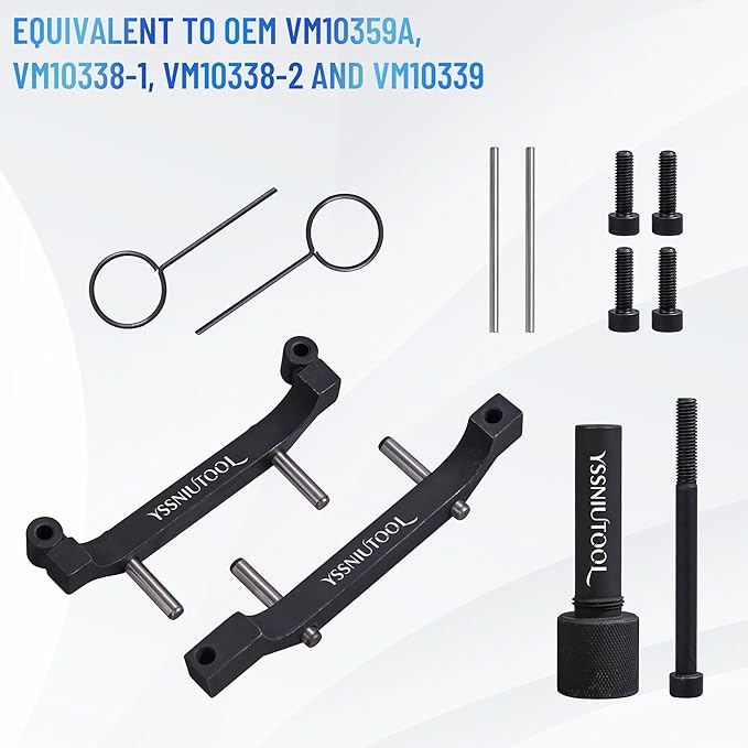 Camshaft Crankshaft Locking Timing Tool Kit Compatible with Jeep Grand Cherokee V6 Chrysler 3.0 Diesel Engine.OEM10359A 10338-1 10339