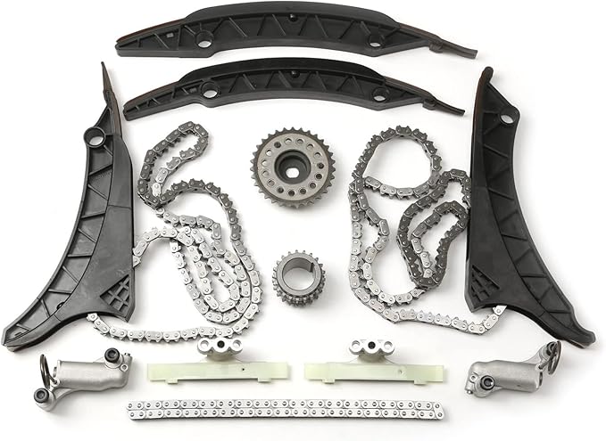 11317567500 Timing Chain Kit Camshaft Sprocket Fits for 550 650 750 X5 X6 ALPINA B7 N63B V8 Engine Timing Chain Parts Repalce OE 11317567503S1 11317567500S1 11147574373 11317567503