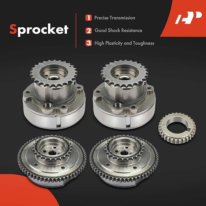 A-Premium 21-PC Engine Timing Chain Kit with VVT Sprocket Compatible with Ford F-150 F150 2011 2012 2013-3.5L