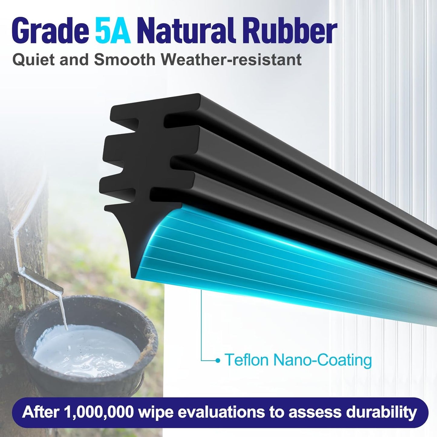 AJK Front Windshield Wiper for Ford Bronco Sport 2021 2022 2023 2024, Original Equipment Back Window Wipers Blades, Conventional, Vehicle Specific Fit, Pack of 3