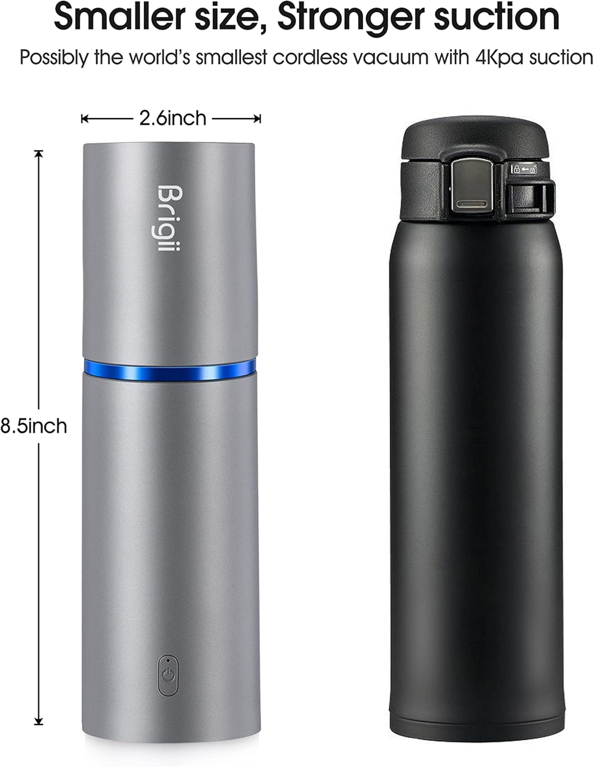 Brigii Mini Handheld Vacuum Cordless, 3 in 1-Car Vacuum & Air Duster & Hand Pump, Portable Rechargeable Cleaner for Car Interior, Small Spaces, Crevices-Y120 Pro