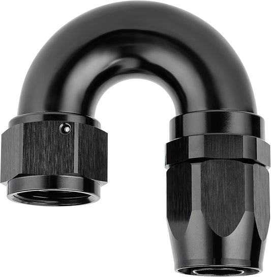 EVIL ENERGY 12AN 180 Degree One Piece Full Flow Hose End Fitting Swivel For CPE Braided Hose