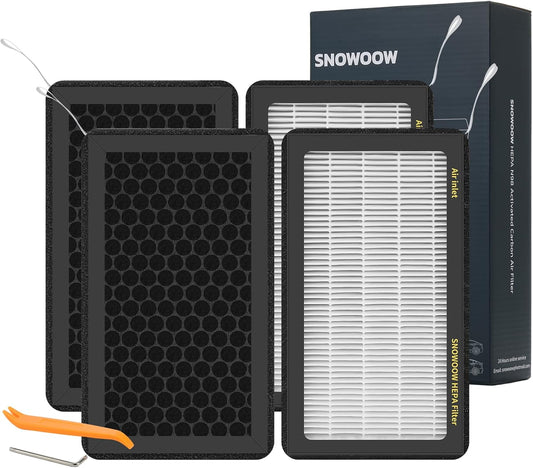 Tesla Model 3 Model Y Air Filter HEPA 4 Pack with Activated Carbon Tesla Cabin Air Filter Replacement (2016-2025)