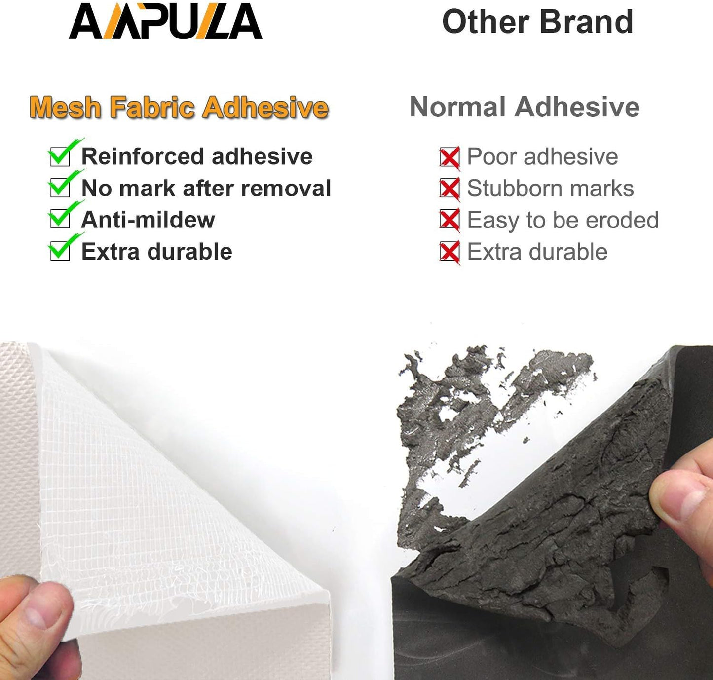 Ampulla GWP01S Super Thick Waterproof Garage Wall Protector, Designed in Germany - 2 Pieces in One Roll (1/6" Thickness)