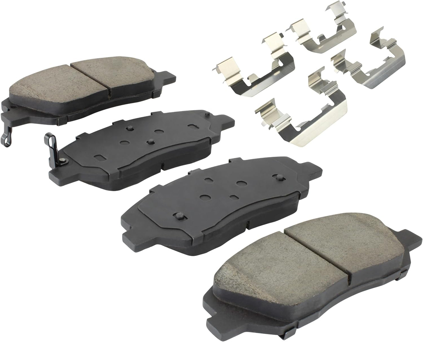 Premium Ceramic Front Brake Pads (1001-1917C) Compatible with Hyundai Santa Fe 2017-2019, Hyundai Santa Fe XL 2017-2019