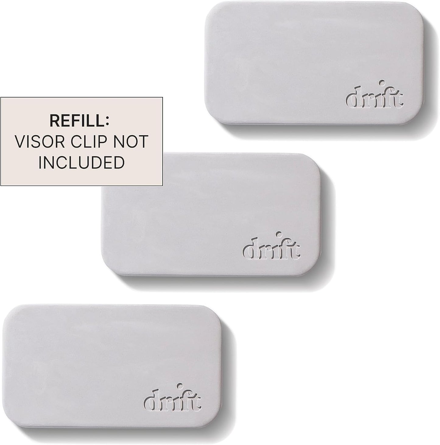 Drift Car Air Freshener - Stone Air Freshener - Car Odor Eliminator - Pine Scent Refill - NO CLIP INCLUDED
