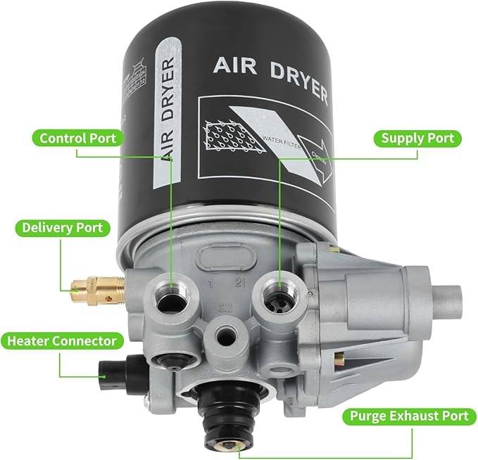 Air Dryer 12 Volt Direct Replacement for 1200 Series R955205 DC Heater