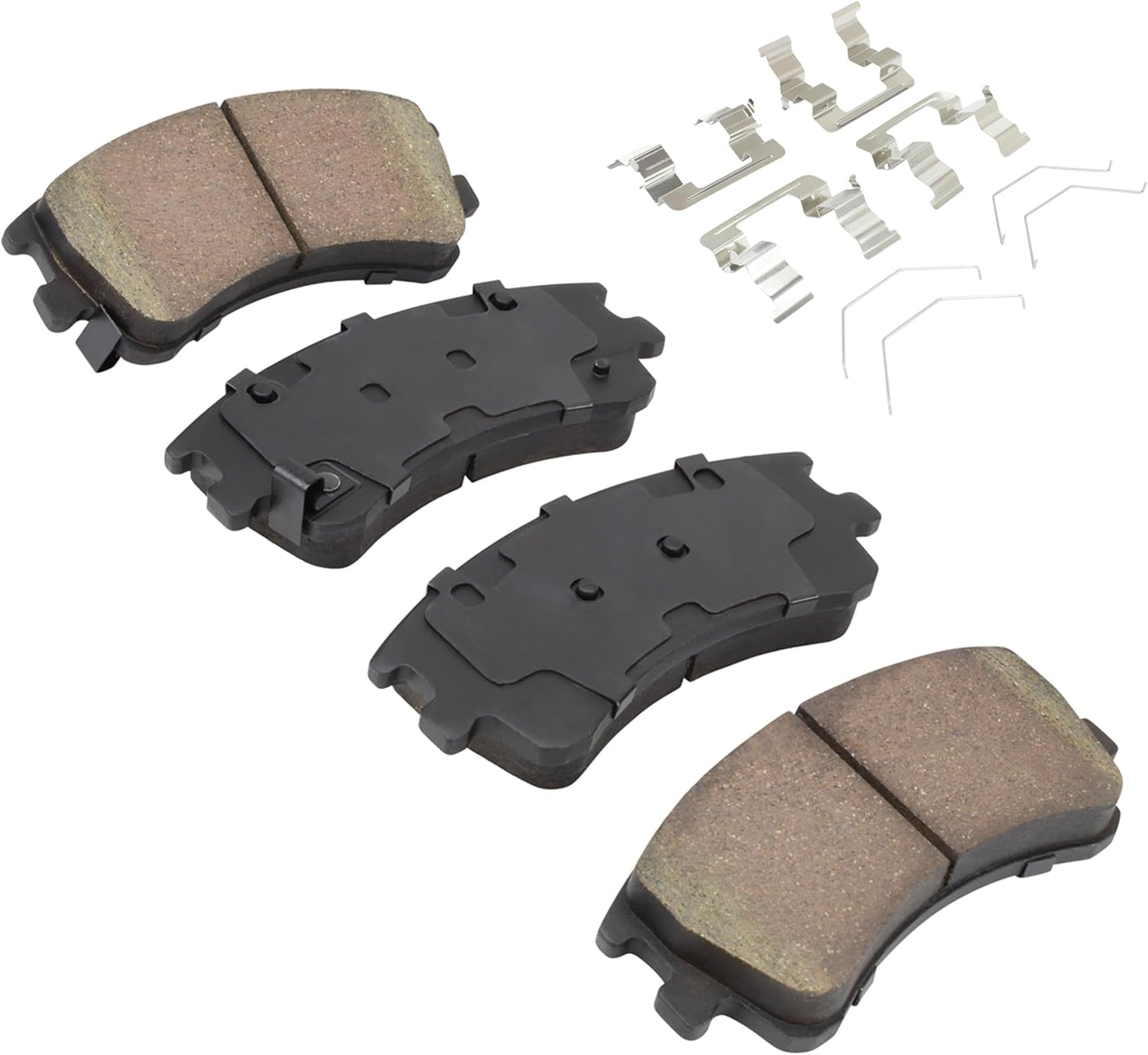 Premium Ceramic Front Brake Pads (1001-0957C) Compatible with Mazda 6 2003-2005