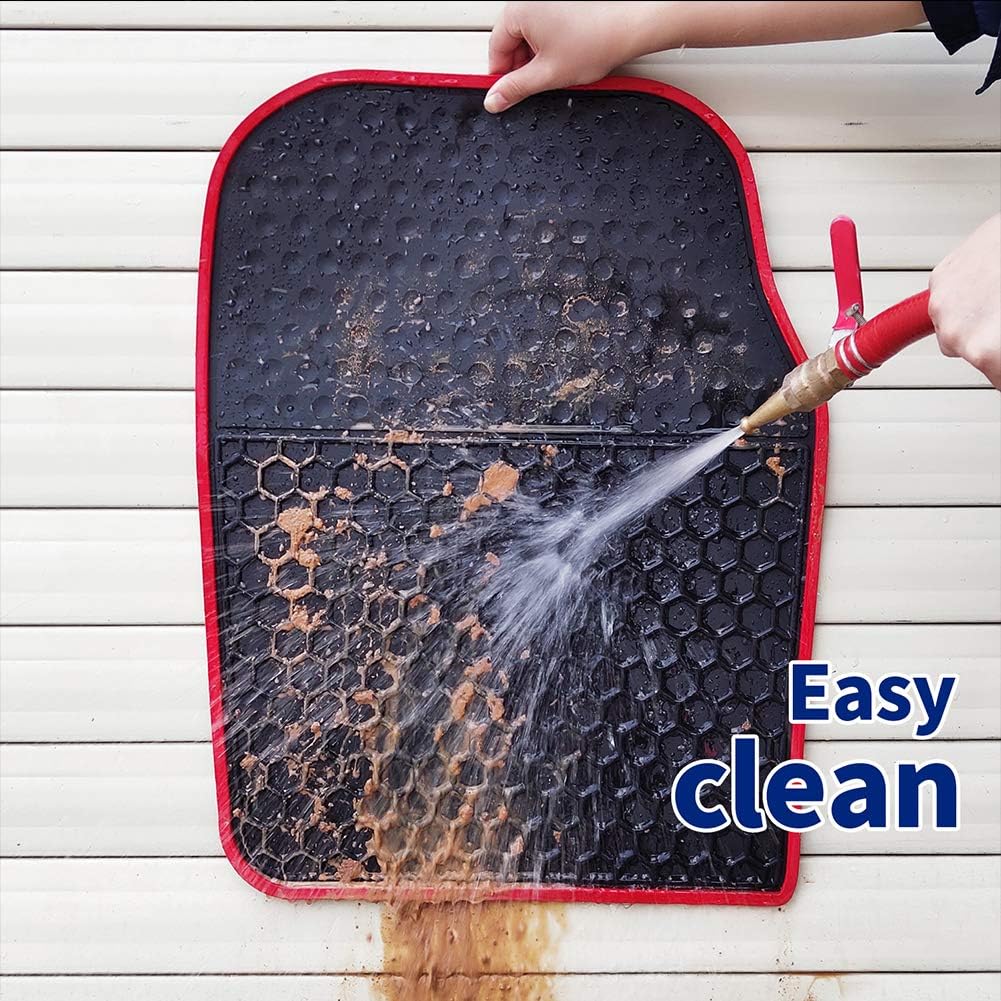 Car Floor Mats Custom Fit for Kia Sportage 2022 2021 2020 2019 2018 2017/2019-2021 Hyundai Tucson Odorless Washable Heavy Rubber (All Weather) Floor Liners Black