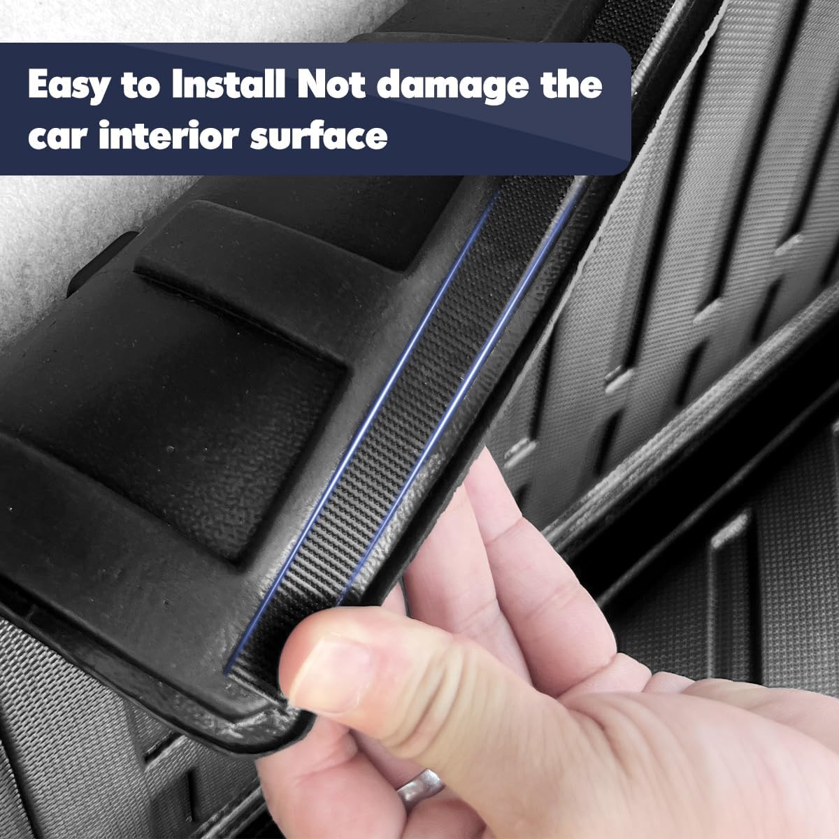 Compatible for 2021-2023 2024 2025 Toyota Venza Kick Mats Backrest Mats, All-Weather Rear Trunk Mat Rear Seat Back Cargo Cover Protector Fit for Toyota Venza Accessories 2021 2022 2023 2024 2025