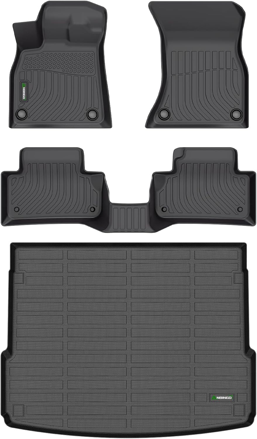 ANBINGO®Floor Mats Fit for Audi Q5 (No PHEV) 2024-2018 & Cargo Liner All Weather Car Mat for Audi Q5 TPE Trunk Mat for Q5 Rubber Liner Carpet for Q5 Automotive Accessories
