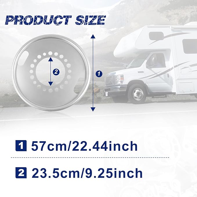 600-640 2Pcs of Steer Auto Wheel Balancer Fit for Heavy Duty Trucks/Bus/Motorhome 22.5" Wheel