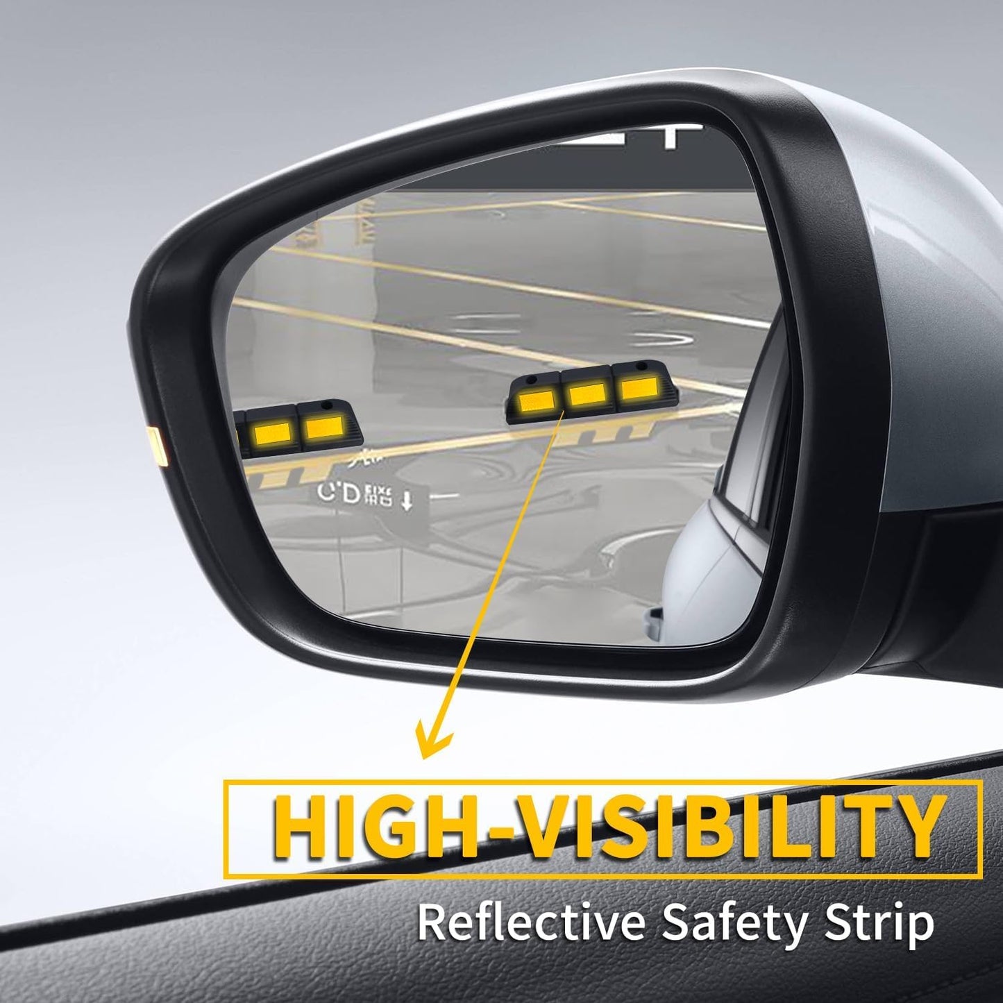 Parking Stopper for Garage Parking Aid 4 Pack Block, Car Truck Curb Floor Parking Lot Wheel Tire Stops Bumpers with Bolt Installation, Rubber Vehicles Aid Gadgets