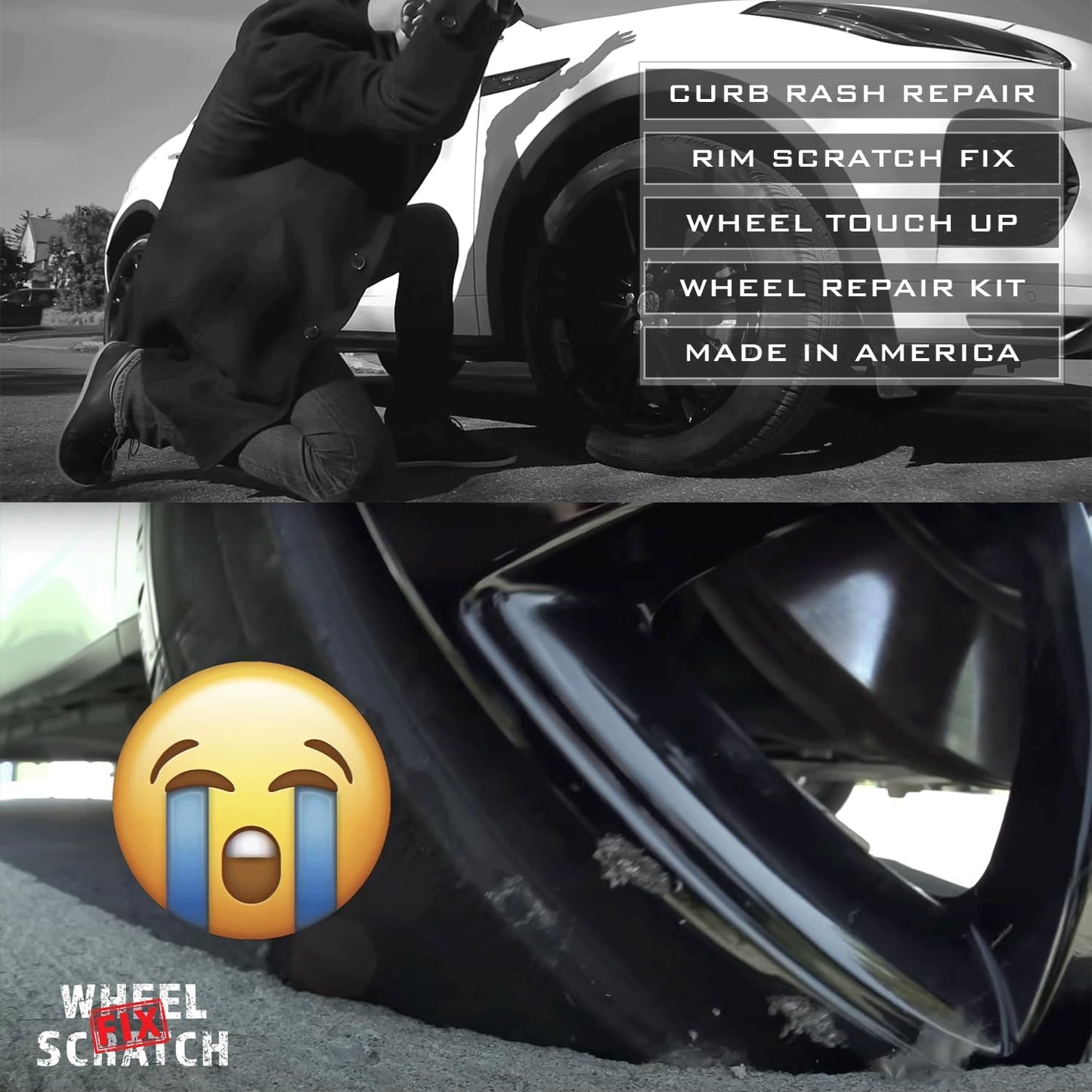 Gray Rim Touch Up Paint, Car Wheel Scratch Repair, Wheel Touch Up Paint Pen, curb rash repair, curb rim repair, Rim Alloy Gray Wheel Paint (Anthracite Pen Only)