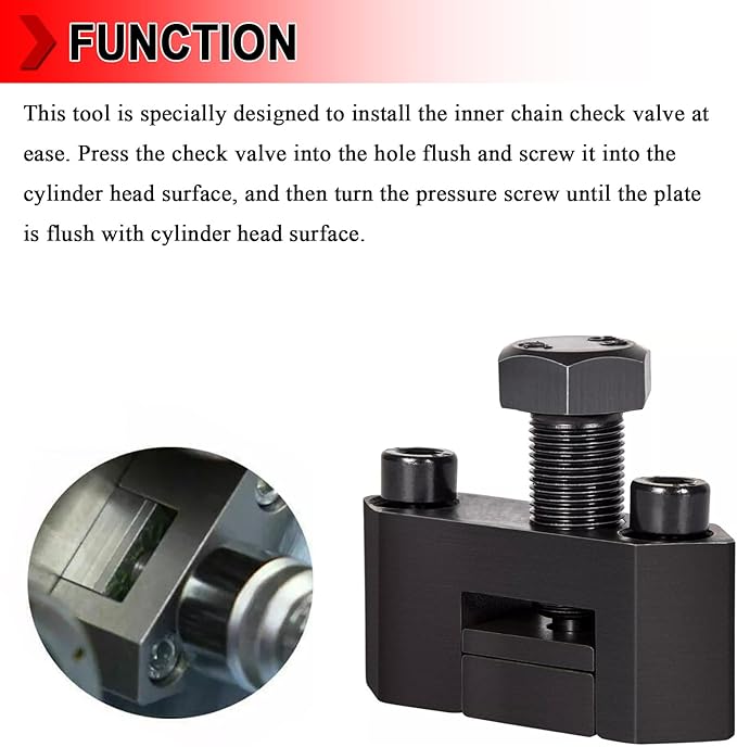6637 276589003300 Inner Chain Check Valve Installer, Inner Chain Check Valve Press-in Tool Fit for Mercedes Benz M157 M276 M278 Engine