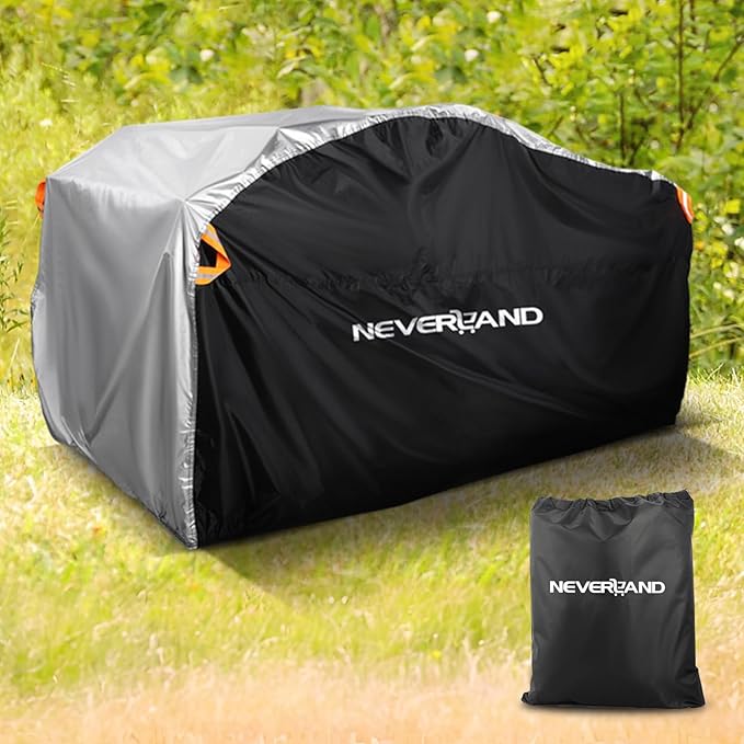 Neverland ATV Cover Waterproof Heavy Duty XL Universal Quad Cover Outdoor Storage Cover 4 Wheeler Rain Cover All Weather for Polaris Sportsman Yamaha Honda Kawasaki Quad Bike