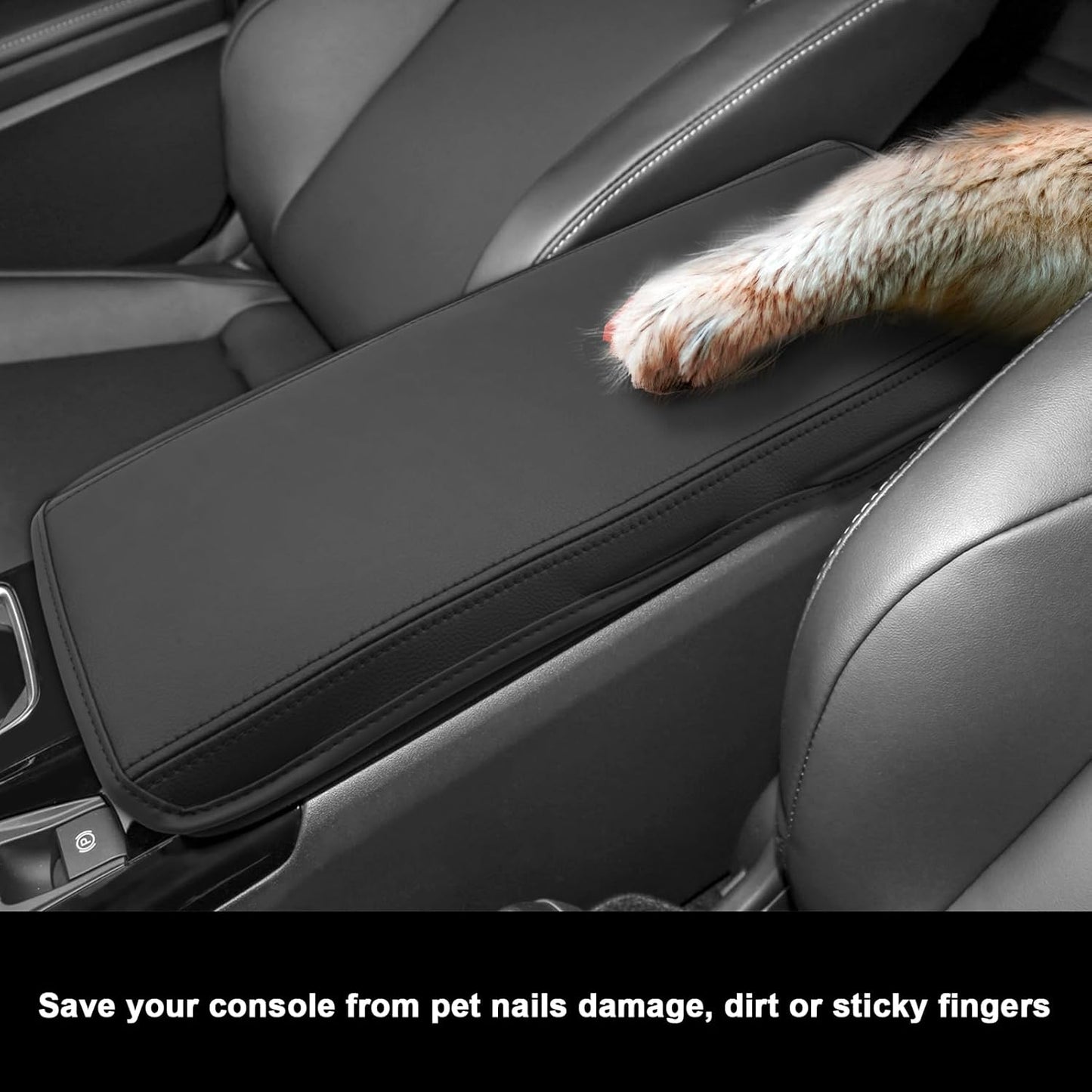 SXCY for 2025 Toyota Camry Armrest Cover for Toyota Camry 2025 Accessories 2025 Camry Center Console Cover 2024 Camry Middle Console Cover (25 Camry Armrest Cover(Black Line))