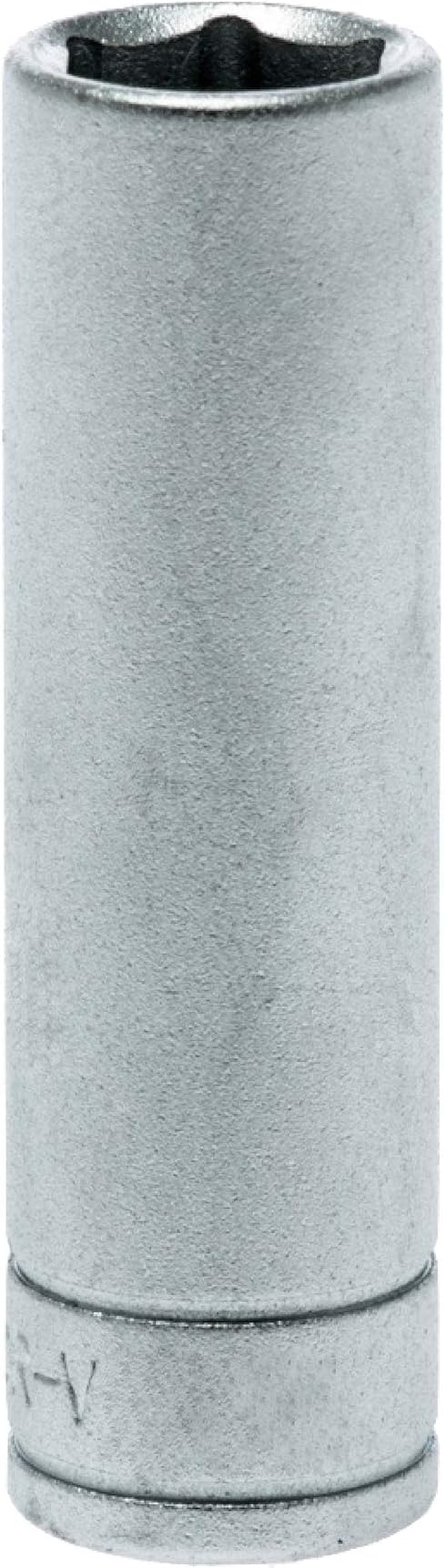 Teng Tools 1/4 Inch 6 Point SAE Deep 1/4 Inch Drive Chrome Vanadium Socket | Mechanic Tool | Hand Tool - M140208-C