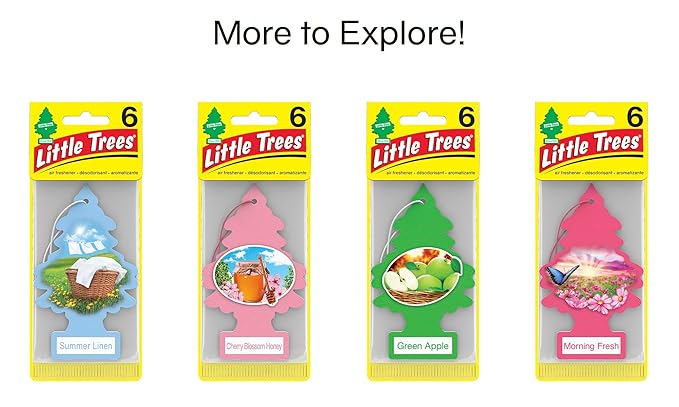 LITTLE TREES Car Air Freshener | Hanging Tree Provides Long Lasting Scent for Auto and Home | Jasmine, 24 Air Fresheners (Pack of 36)