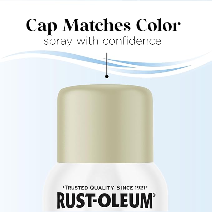 Rust-Oleum Low Odor Premium Spray Paint, 11 oz, Matte Moss Green, 6 Pack