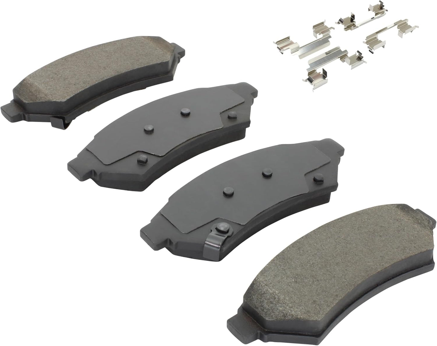 Premium Semi-Metallic Front Brake Pads (1001-1075M) Compatible with 2005-2017 Buick/Chevrolet/Pontiac/Saturn (Allure/Grand Prix/LaCrosse/Montana/MV-1/Relay/Terraza & More)