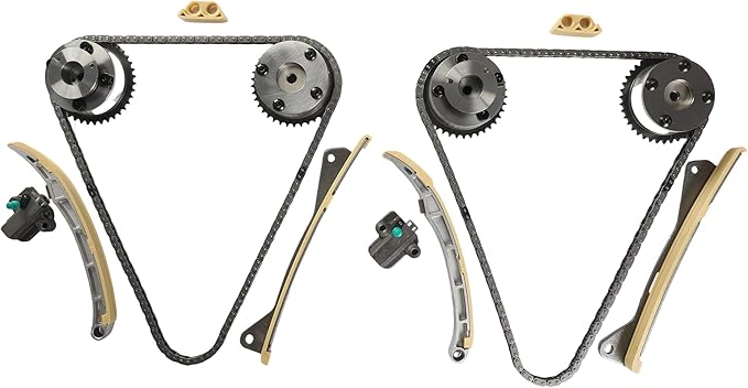 G6DH 3.3 Engine Rebuild Overhaul Kit With Head Gasket Set Timing Chain Kit Piston Con-rod Kit Fit For Hyundai Santa Fe Azera Kia Sorento Sedona Cadenza 3.3L 2011-2019 10198200 10198100 TS2315 PTKHY25