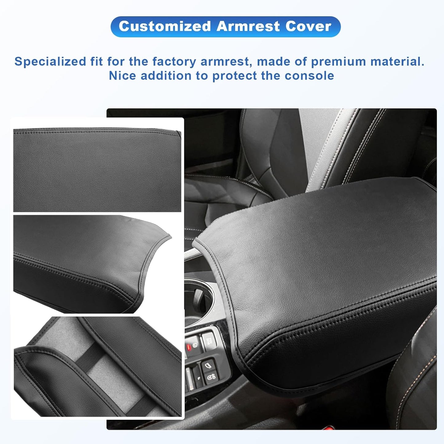 CDEFG for 2026 Honda Passport Center Console Cover for 2026 Honda Passport TrailSport Elite/TrailSport/RTL Accessories Armrest Cover 2026 Passport Middle Console Pad Arm Rest Cushion