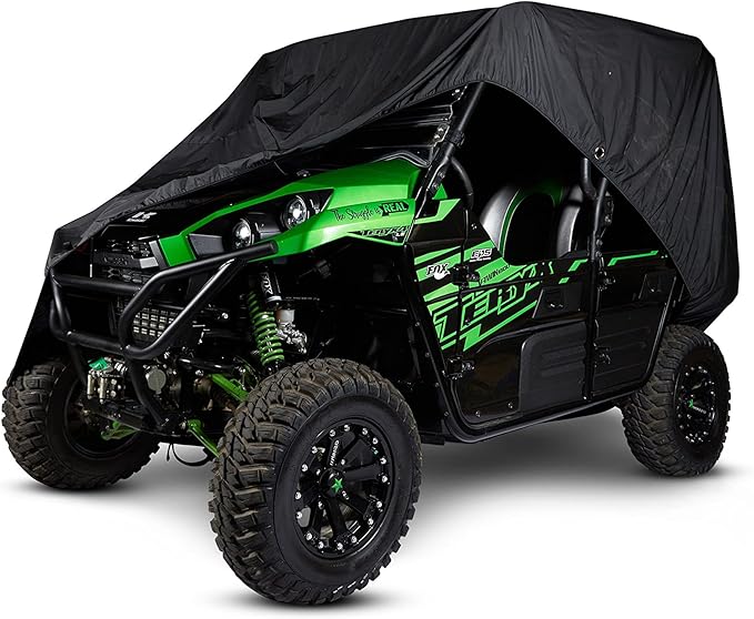 Covermates UTV Cover - Commercial Grade Vinyl, Weatherproof, Elastic Hem, Power Sports Covers, Black