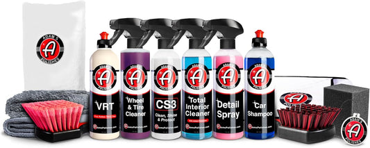 Adam's Polishes Essential Car Wash Kit (14-Item) - Auto Detailing Car Care Cleaning Kit Car & Truck Lovers, Dads, Moms and DIYers