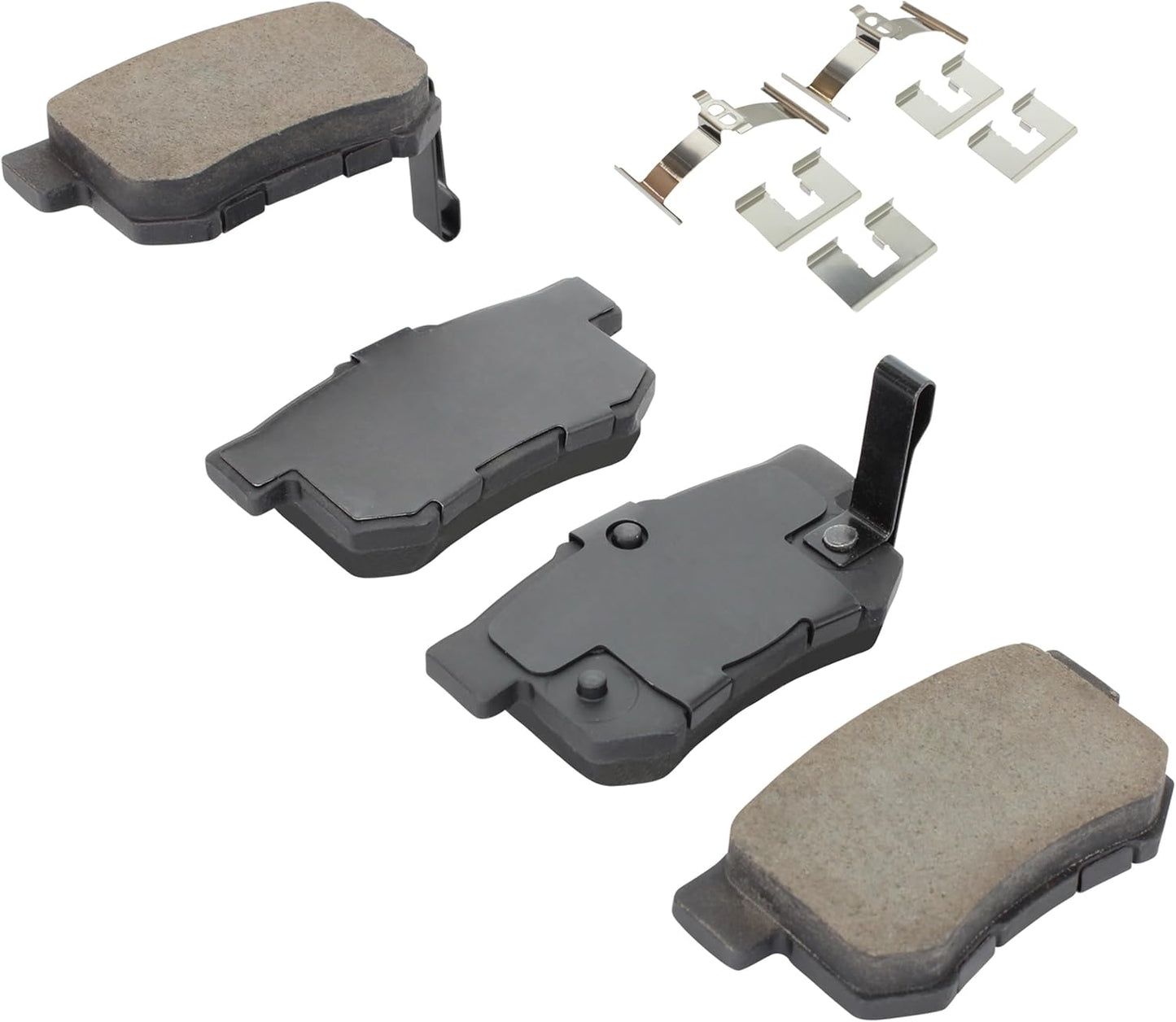 Premium Ceramic Rear Brake Pads (1001-0537AC) Compatible with Acura CL 1997-1999, Honda Accord 1997-2002
