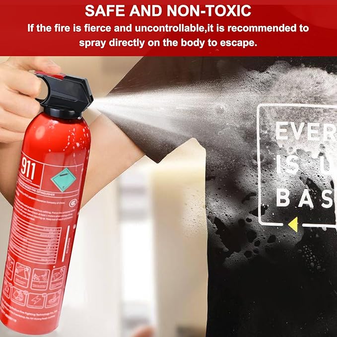 Fire Extinguisher for Home - 3pack Car Fire Extinguisher with Wall Mount, Small A B C K Fire Extinguisher, Water-Based Fire Extinguishers for Car/House/Kitchen/Truck/Marine/Boat/Vehicle/utv/rv