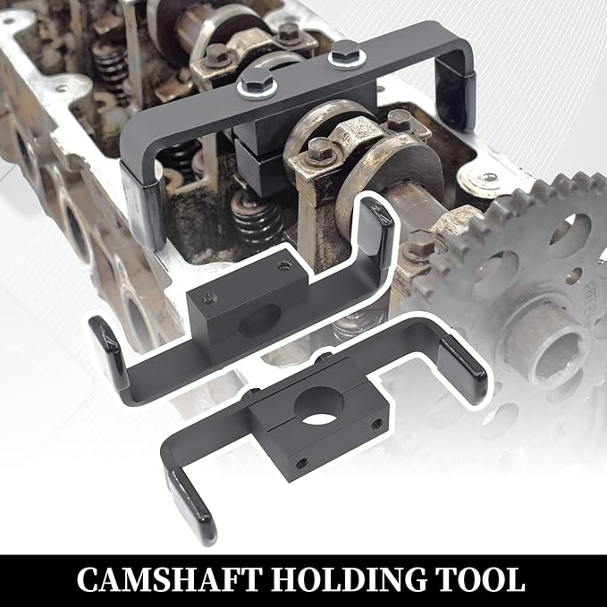 3Pcs Camshaft Holding Tool Kit with Crankshaft Positioning Tool, Compatible with Ford (F-Series Truck) F150 F250 F350 F450, Econoline Expedition 4.6L 5.4L 6.8L V8 V10, 303-557 303-448 6477 6024