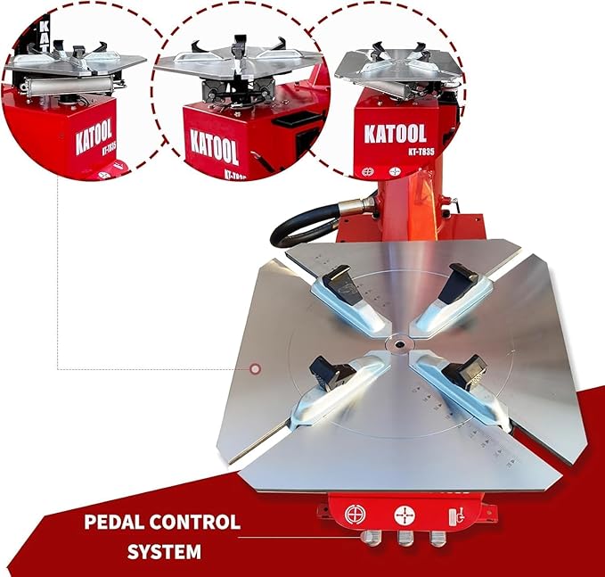 KATOOL 2.0HP Tire Changer Machine Combo Bead Blaster with Assist Arm Tire Machine Wheel Balancer Machine Tire Changer Wheel Changers Machine