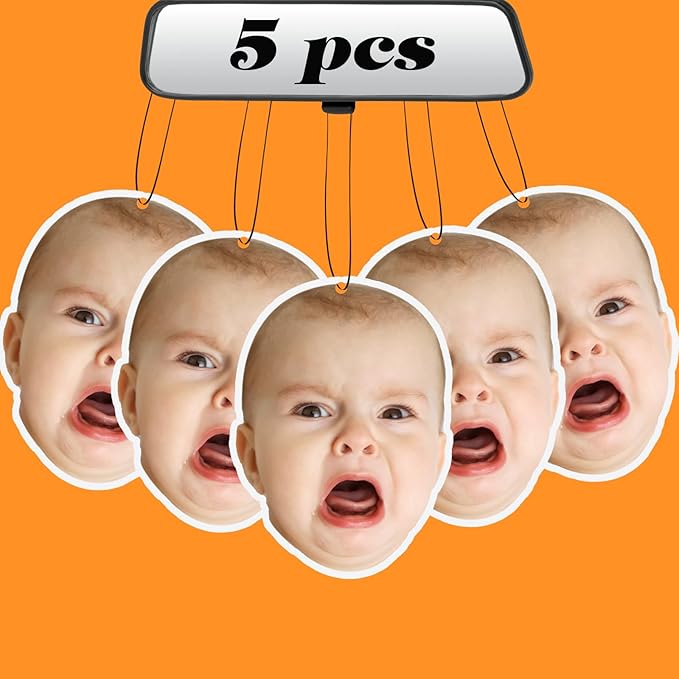 Custom Air Fresheners with Picture - Personalized Double Sided Print Photo/Logo air Freshener, Customized AirFreshener for Car Wardrobe Bathroom Hanging Ornaments Boyfriends Christmas Gifts