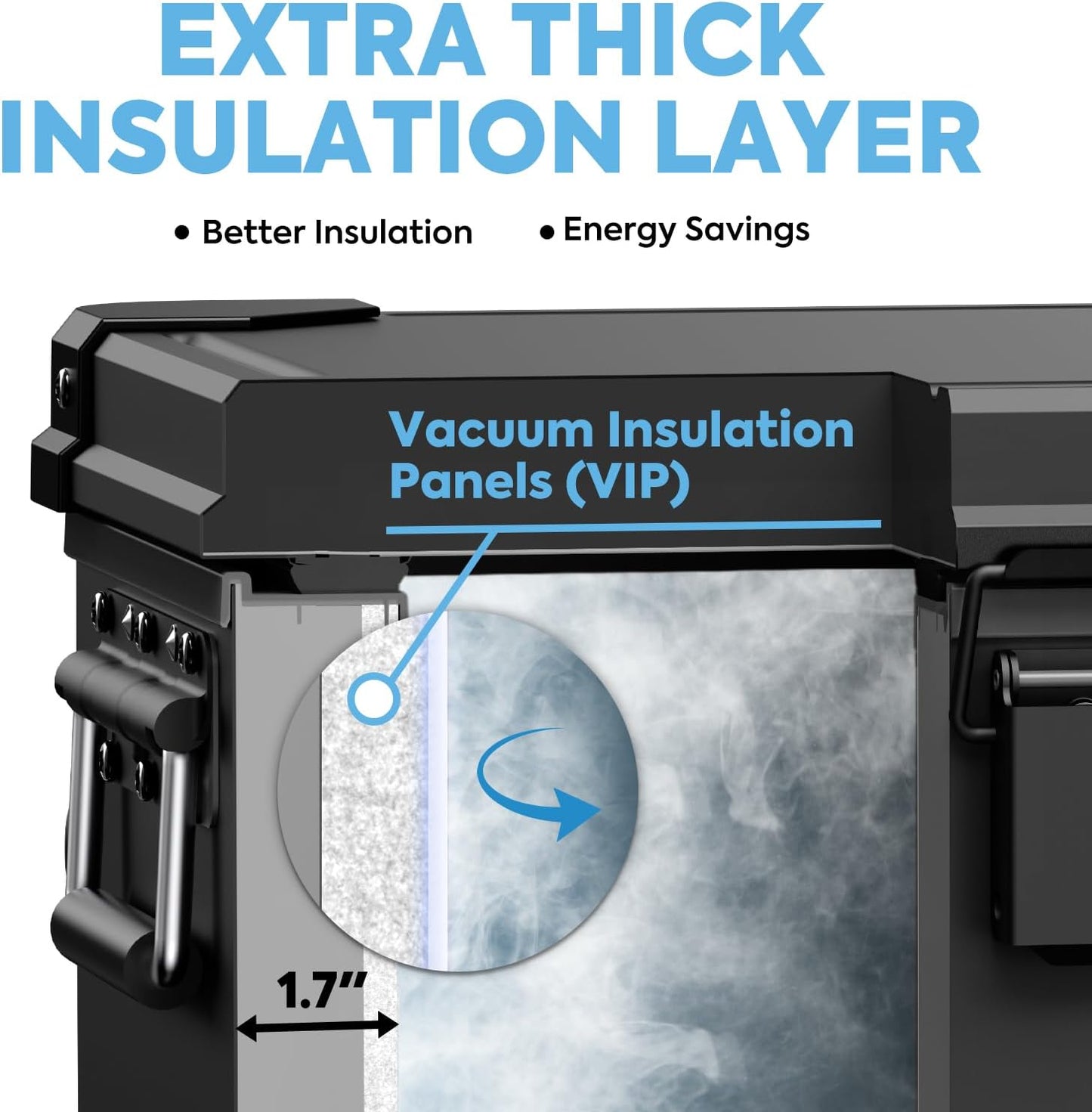 ICECO APL35 Dual Zone Portable Fridge Freezer, 37 Quart 12V Car Refrigerator with Secop Nano Compressor, Aluminum Electric Compressor Cooler 12/24V DC, 100-240V AC, -4℉~68℉, for RV,Camping,Travel