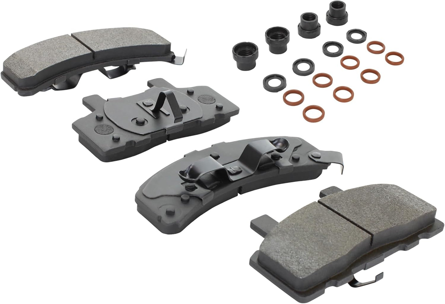 Premium Semi-Metallic Front Brake Pads (1001-0368M) Compatible with Chevrolet C1500 1988-1992, Chevrolet K1500 1988-1992, GMC C1500 1988-1991, GMC K1500 1988-1992