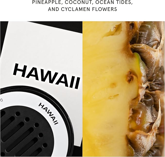 Pura and Homesick - Fragrance for Pura Car Diffuser - Clean & Safe Luxury Diffuser Scent - Long-Lasting Fragrance for 30 Days of Aroma - Hawaii