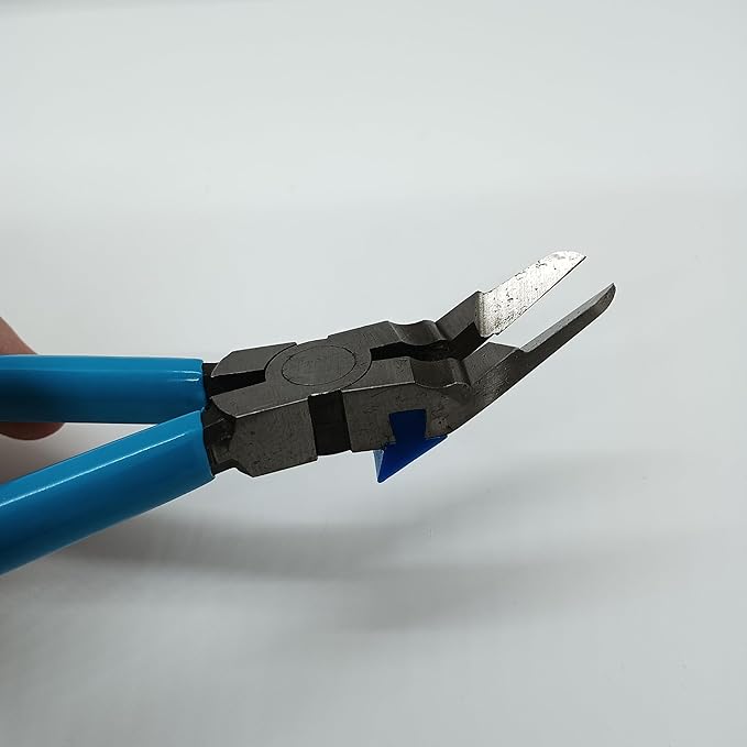 Panel Clip Pliers, Multipurpose Diagonal Cutting Pliers with Stainless Steel Blades and Rubber Handles, Fastener Removal Tool for Car Door Panel Clips and Plastic Rivets