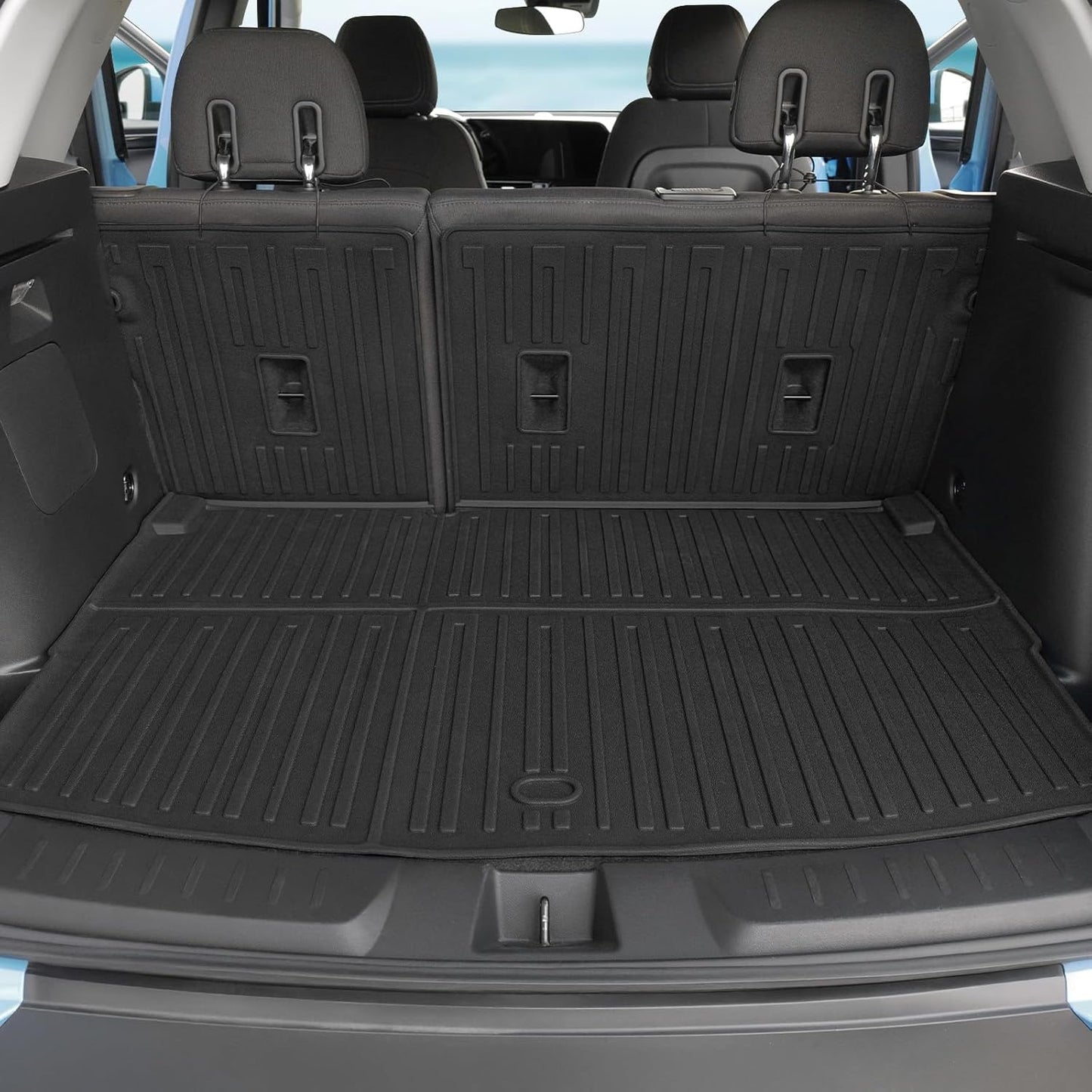 Floor Mats Set for Chevy Trailblazer FWD 2026 2025-2021 Accessories, Full Coverage All Weather Floor Mats Cargo Mat with Backrest Protectors & Door Sill Guards(Not for AWD)