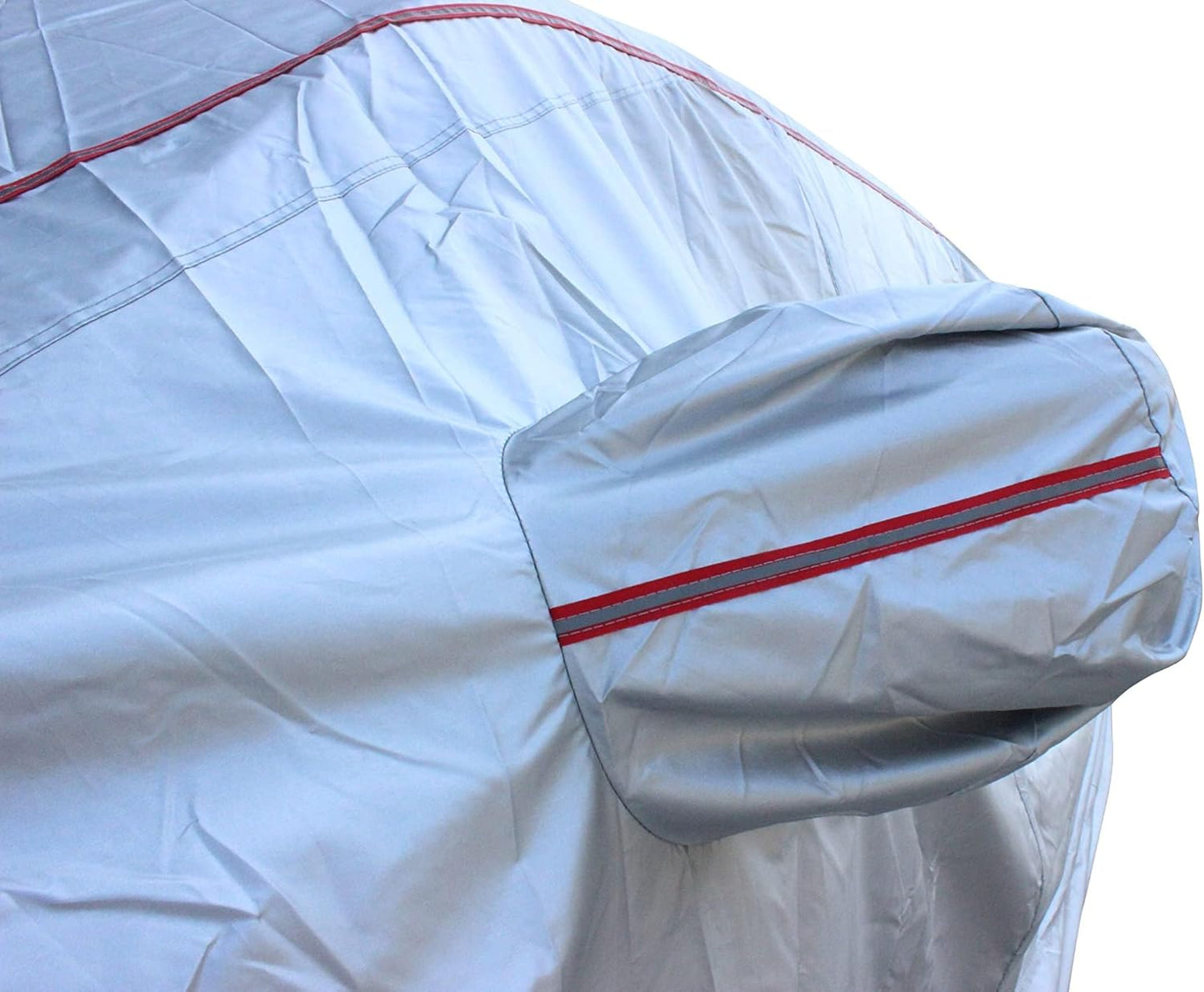 Tecoom Hard Shell Truck Car Cover Waterproof UV-Proof Windproof Zipper Design with Straps Buckle Fit for Ford F150 Ram 1500 Chevy Silverado Toyota Tundra GMC Sierra Full Size Truck Length Up to 212"