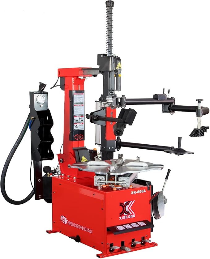 XK-806A-70D Tire Changer Combo Wheel Balancer Machine Rim Clamp 28 Inches 2.0 Horsepower