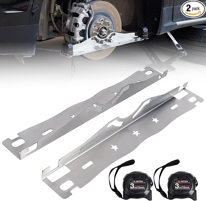 Wheel Alignment Tool,Alignment Tool with 2 Tape Measures for Fast Accurate Camber/Toe Readings,Stainless Steel Wheel Alignment kit for Cars, SUVs and Light Trucks