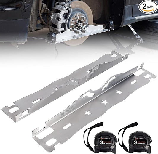 Wheel Alignment Tool,Alignment Tool with 2 Tape Measures for Fast Accurate Camber/Toe Readings,Stainless Steel Wheel Alignment kit for Cars, SUVs and Light Trucks